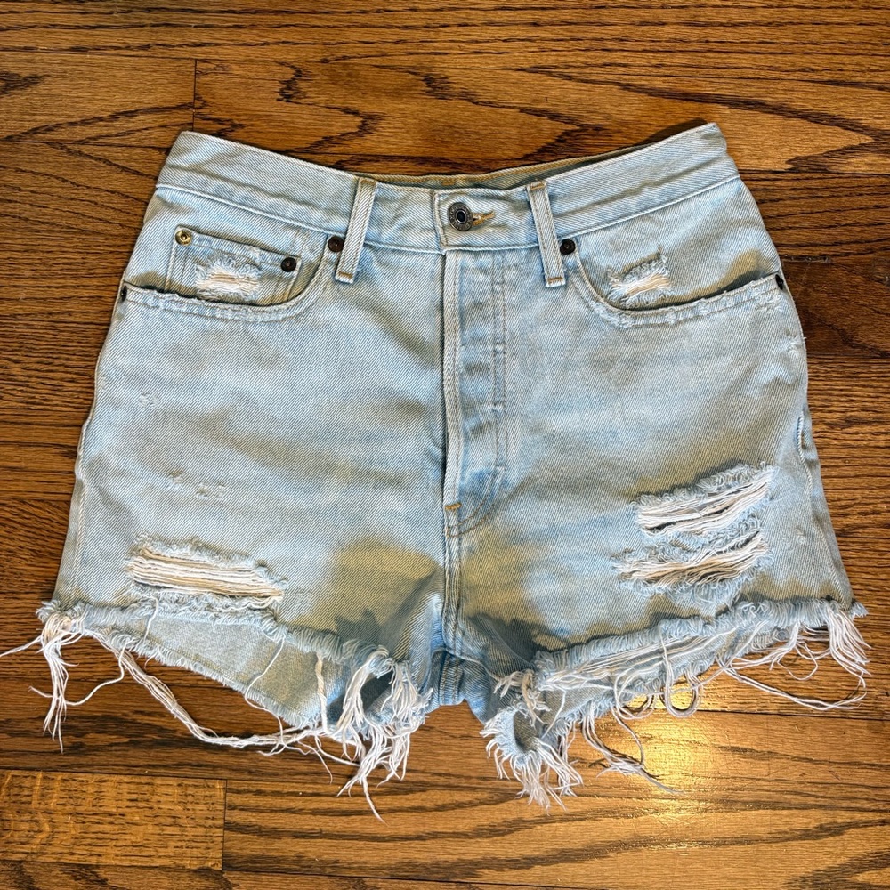RE/DONE 70s High Rise Denim Shorts
